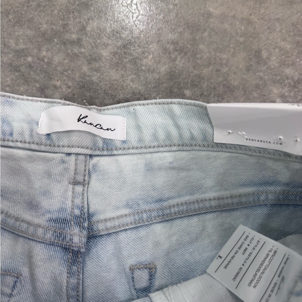 NWT KANCAN bleached shorts - Picture 7 of 7